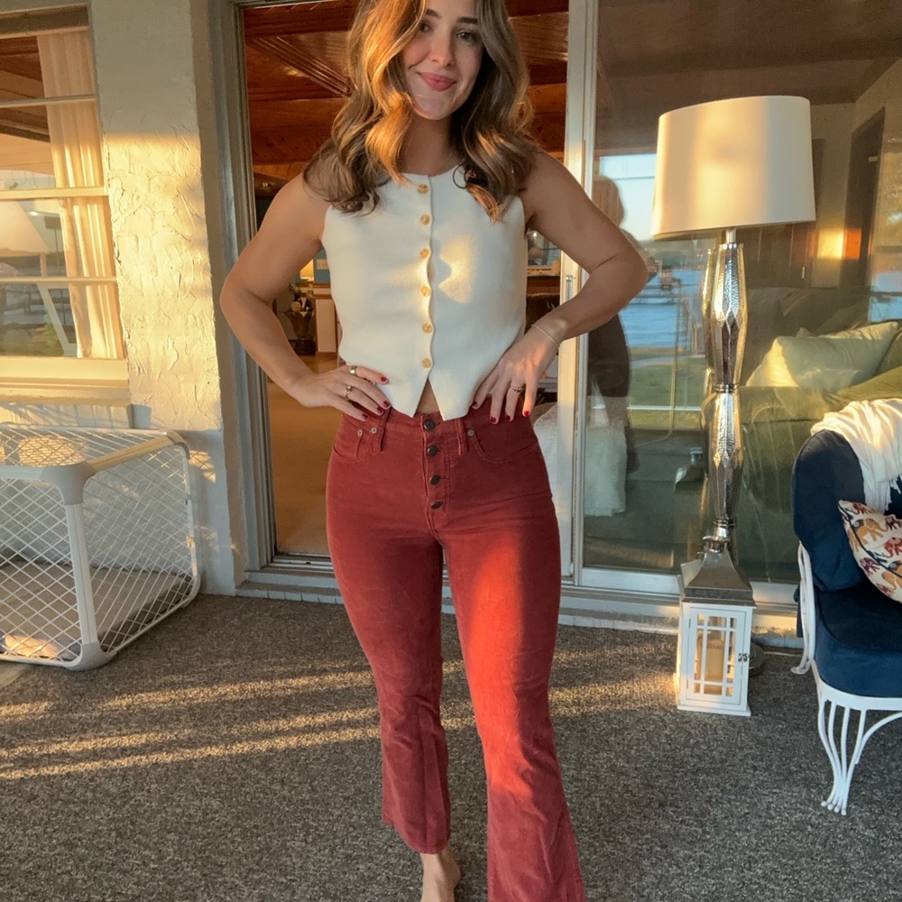 Madewell Corduroy Jeans Size 26